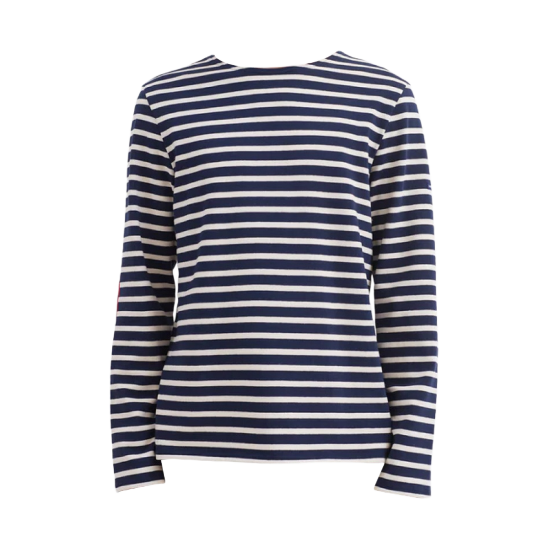 0407-8 Saint James Meridien Iconic Sailor Striped Shirt Marine Ecru Tulipe
