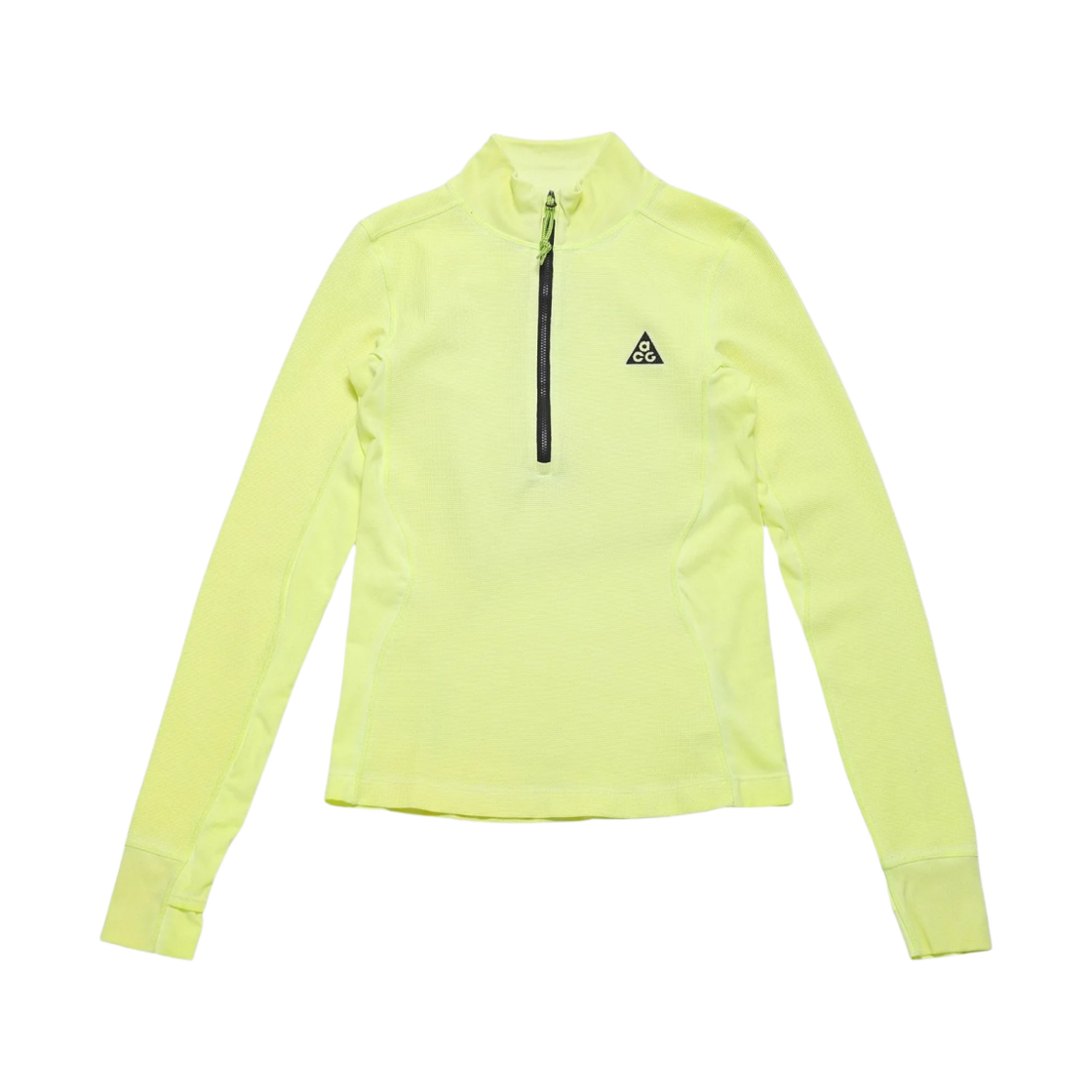 (W) 나이키 NRG 드라이핏 ACG ADV 스티플 락 하프 집 베이스 레이어 사이버 - 아시아((W) Nike NRG Dri-Fit ACG ADV Steeple Rock Half Zip Base Layer Cyber - Asia) - 1