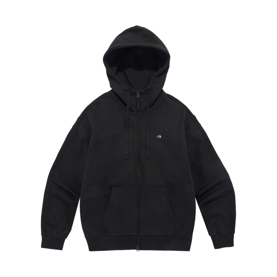 NJ5JQ50J The North Face Mini Box Logo Zip Up Black