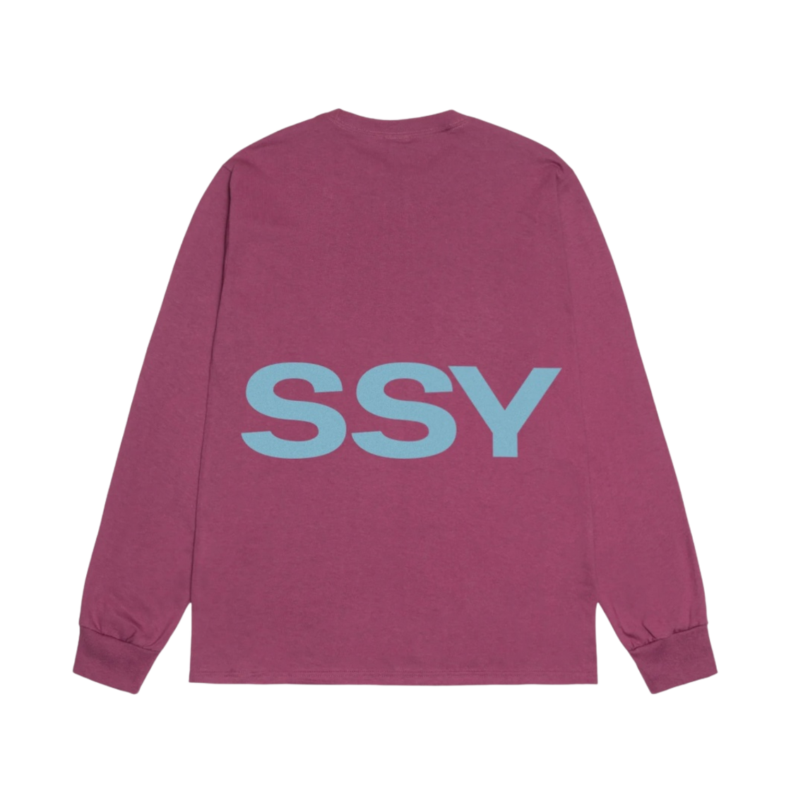 스투시 올 캡스 롱슬리브 티셔츠 베리(Stussy All Caps LS T-Shirt Berry) - 2