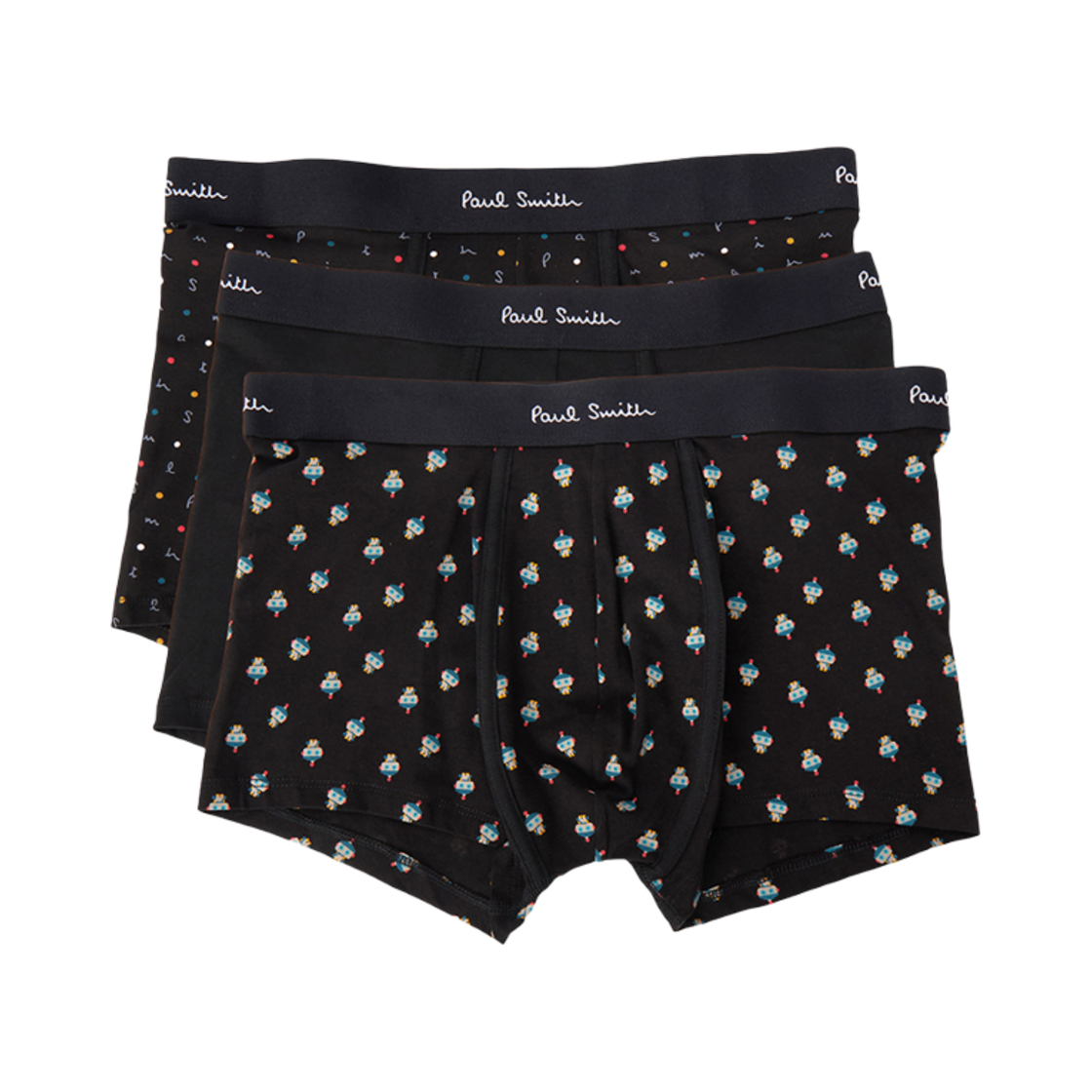 M1A-914-P3PK69-1A Paul Smith Underwear Black (3 Pack)