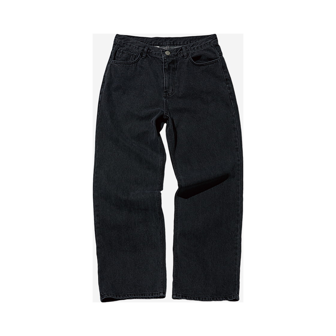 DP401_Ch Artwork Museum Denim Pants Charcoal