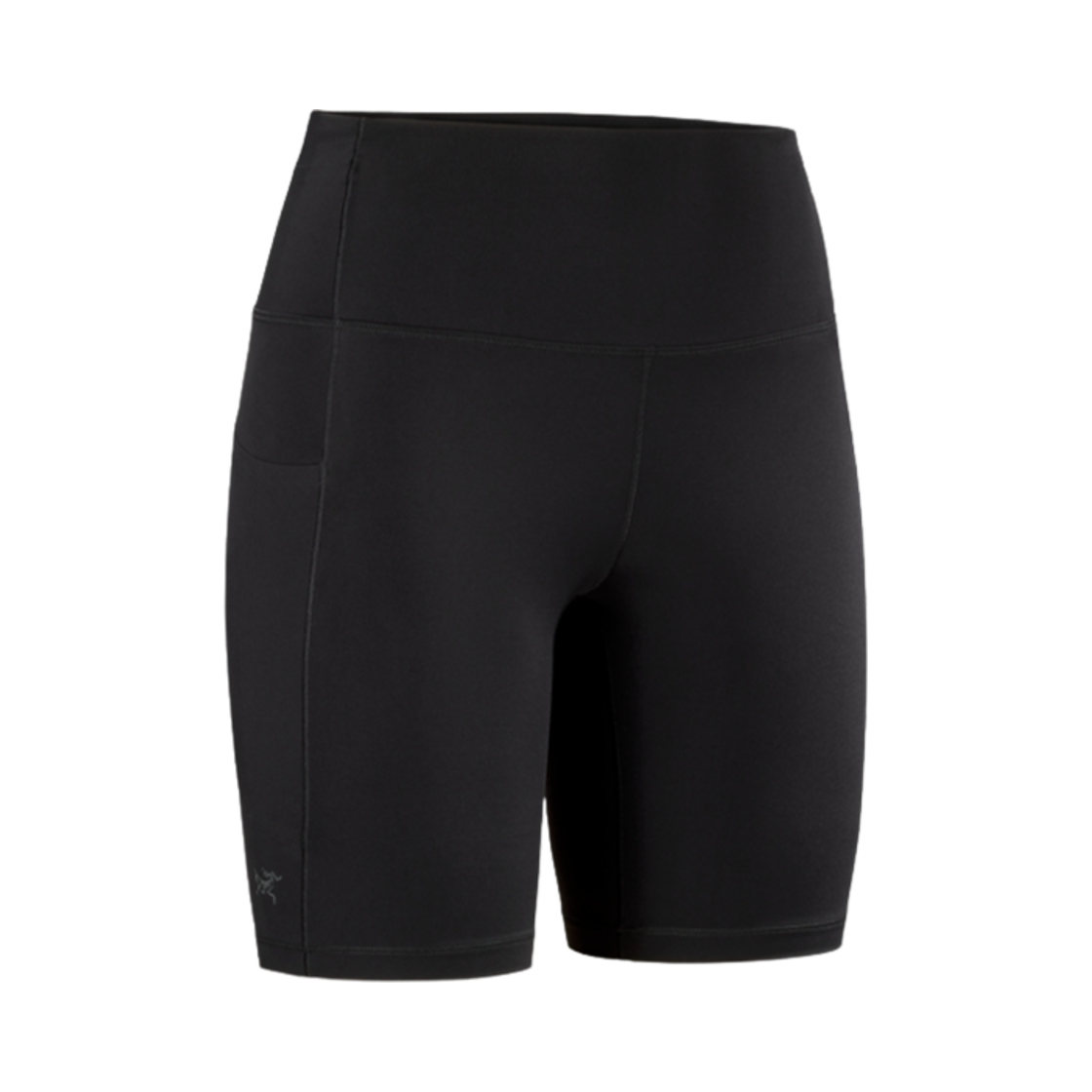 7327 (W) Arc'teryx Essent High-Rise 8 Inch Short Leggings Black