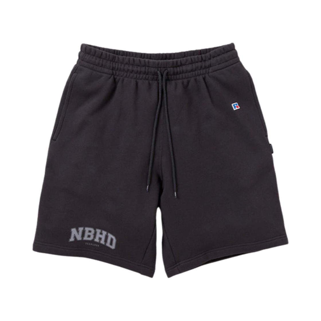 241XRRUN-PTM02 Neighborhood x Russell Athletic Sweat Short Pants Black