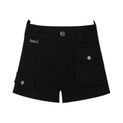 (W) Bohemian Seoul Biker Short Pants Black