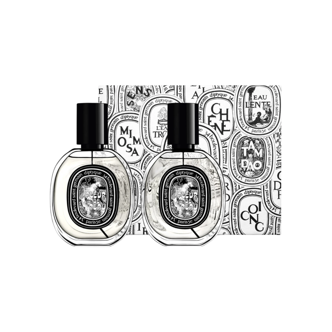 딥티크 플레르 드 뽀 오 드 퍼퓸 듀오 세트 30ml x 2(Diptyque Fleur de Peau Eau De Parfum Duo Set 30ml x 2) - 1