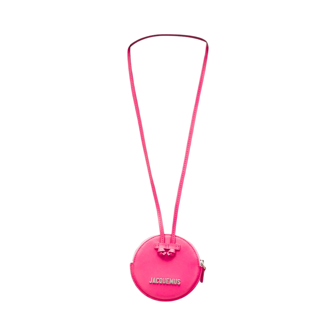 자크뮈스 르 피추 서클 넥 파우치 다크 핑크(Jacquemus Le Pitchou Circle Neck Pouch Dark Pink)