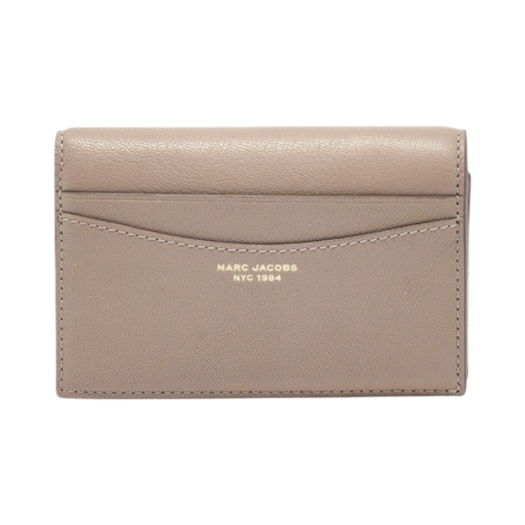 Marc Jacobs The Slim 84 Bi-Fold Wallet Cement