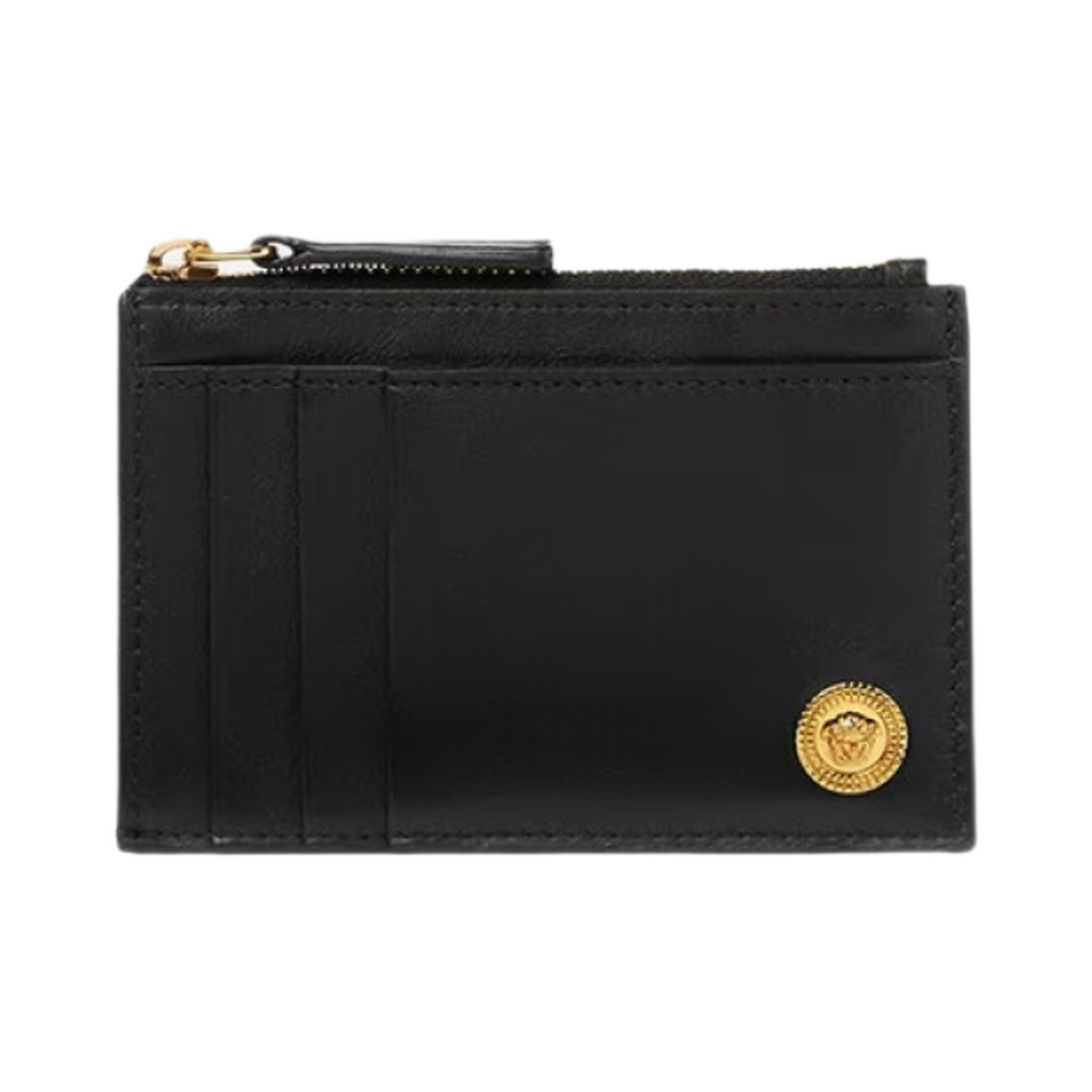 1006197-1A03190-1B00V Versace Medusa Card Holder Black