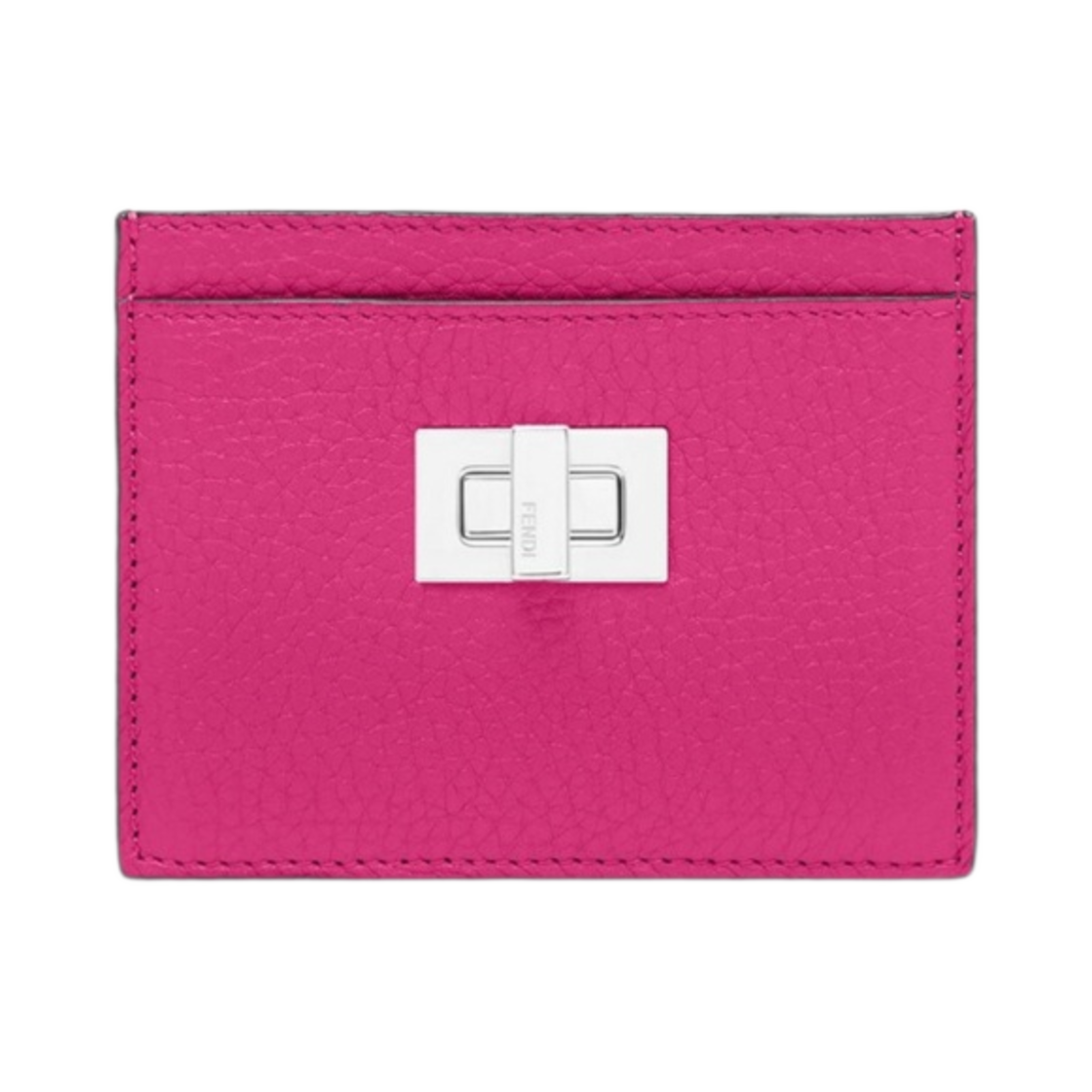 펜디 피카부 셀러리아 레더 비즈니스 카드 홀더 푸시아 핑크(Fendi Peekaboo Selleria Leather Business Card Holder Fuchsia Pink) - 1
