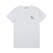 (W) Maison Kitsune Dressed Fox Patch Classic T-Shirt White