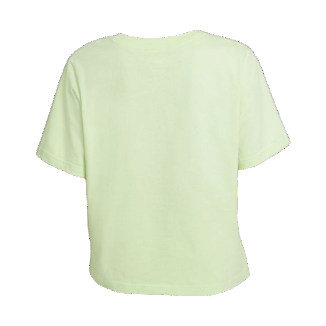 (W) 나이키 NSW 에센셜 박시 티셔츠 라임 글로우 - 아시아((W) Nike NSW Essentials Boxy T-Shirt Lime Glow - Asia) - 2