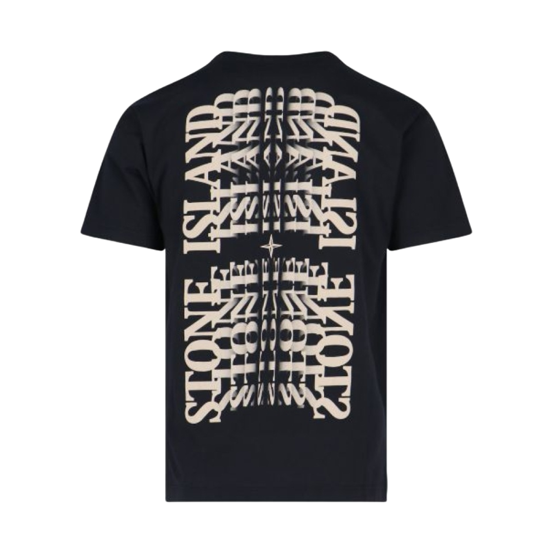 스톤 아일랜드 2NS86 60/2 코튼 저지 가먼트 다이 레터링 원 프린트 티셔츠 블랙 - 23SS(Stone Island 2NS86 60/2 Cotton Jersey Garment Dyed Lettering One Print T-Shirt Black - 23SS) - 2