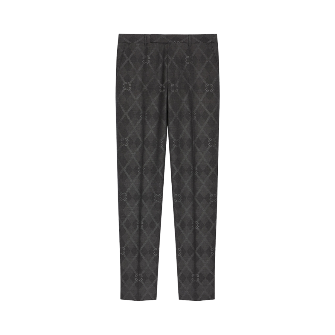 지방시 모노그램 72 자카드 슬림핏 테일러드 팬츠 차콜(Givenchy Slim Fit Tailored Pants in Monogram 72 Jacquard Charcoal)