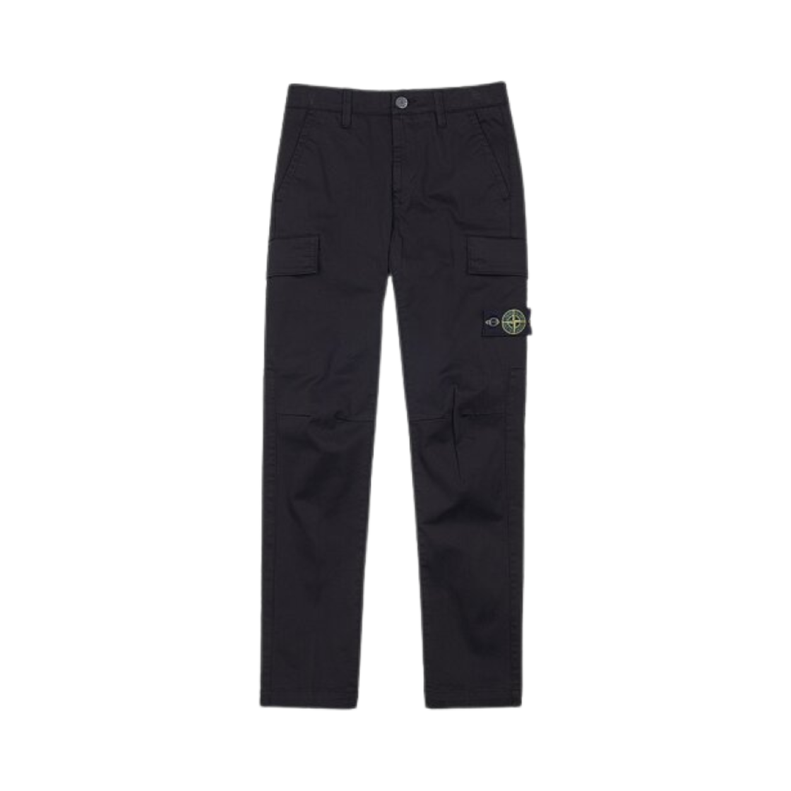 781631011-V0029 (Kids) Stone Island 31011 Wappen Logo Cargo Pants Black - 23SS