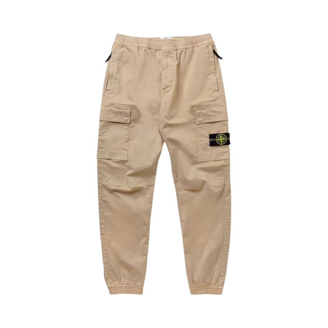 771531314-V0090 Stone Island 31314 Stretch Cotton Wool Satin Cargo Pants Beige - 22FW - 대표 이미지 #1