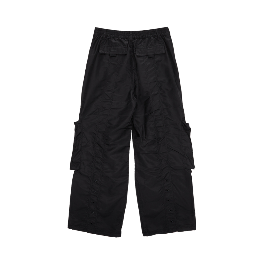 MK2378PT043M0BB (W) Matin Kim Nylon Cargo Work Pants Black