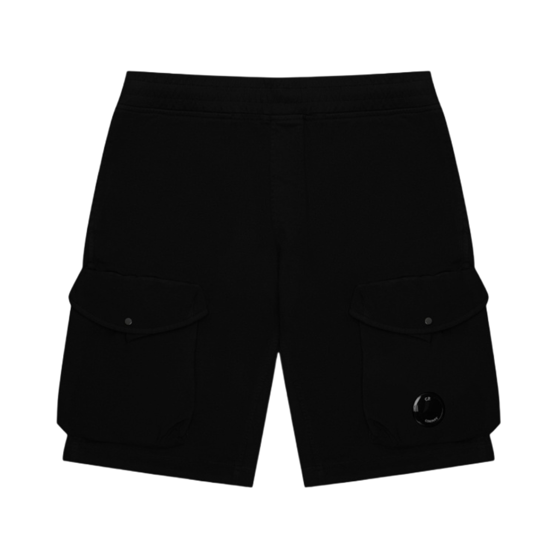 C.P. 컴퍼니 헤비 저지 믹스드 카고 쇼츠 블랙 - 23SS(C.P. Company Heavy Jersey Mixed Cargo Shorts Black - 23SS) - 1