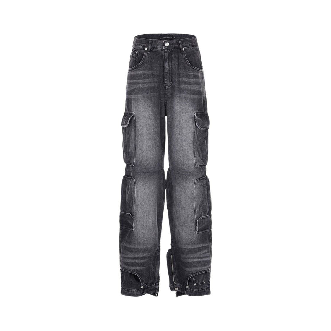 써저리 카고 더블 진스 블랙 데님(Surgery Cargo Double Jeans Black Denim)
