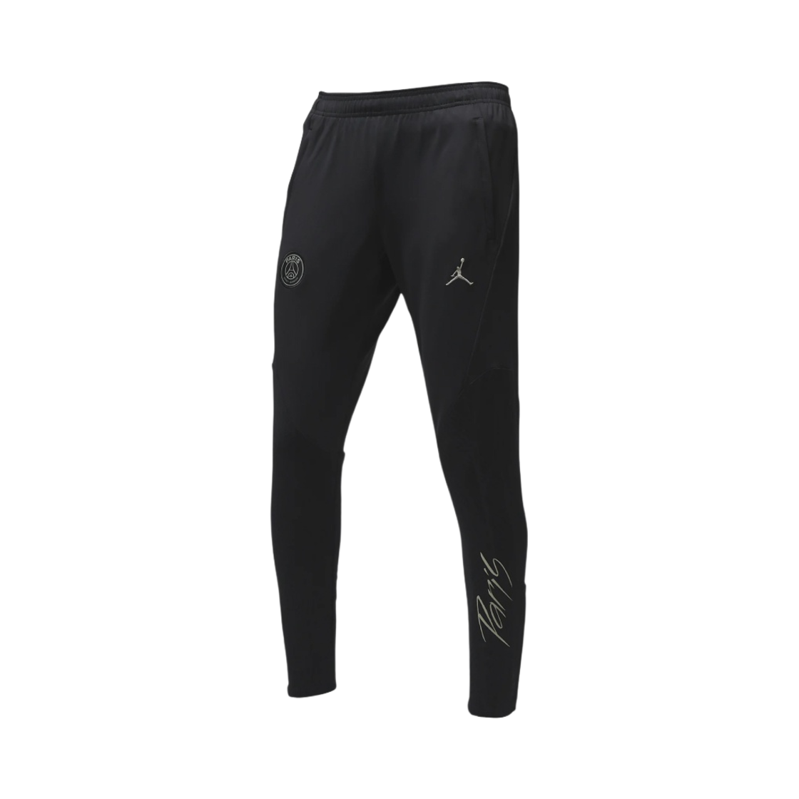 조던 x 파리 생제르맹 스트라이크 드라이핏 써드 니트 팬츠 블랙 스톤(Jordan x Paris Saint-Germain Strike Dri-Fit Third Knit Pants Black Stone)