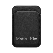 Casetify x Matin Kim Basic Logo MagSafe Wallet Black
