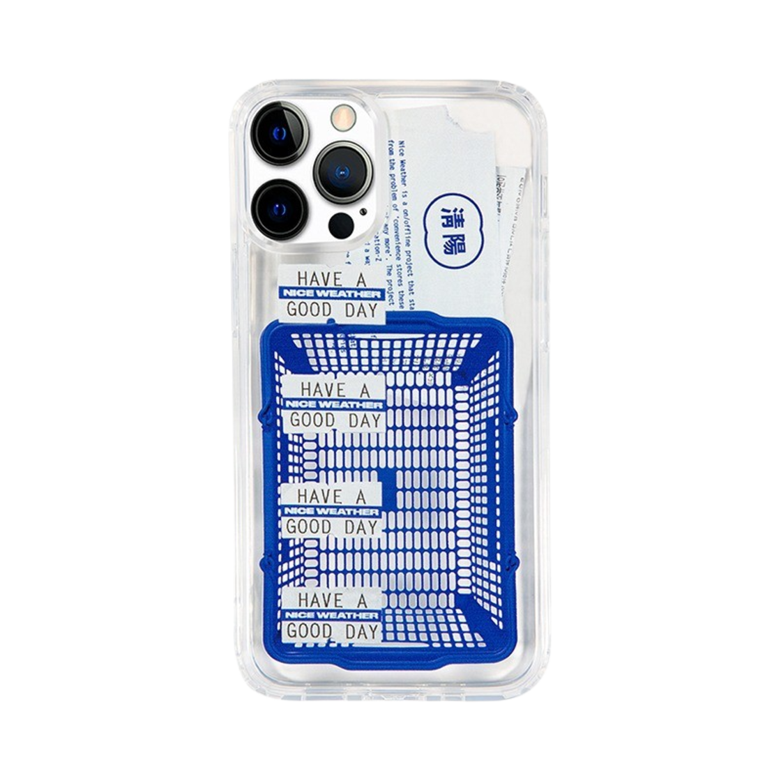 나이스웨더 N.W 바스켓 폰 케이스 블루(Nice Weather N.W Basket Phone Case Blue)
