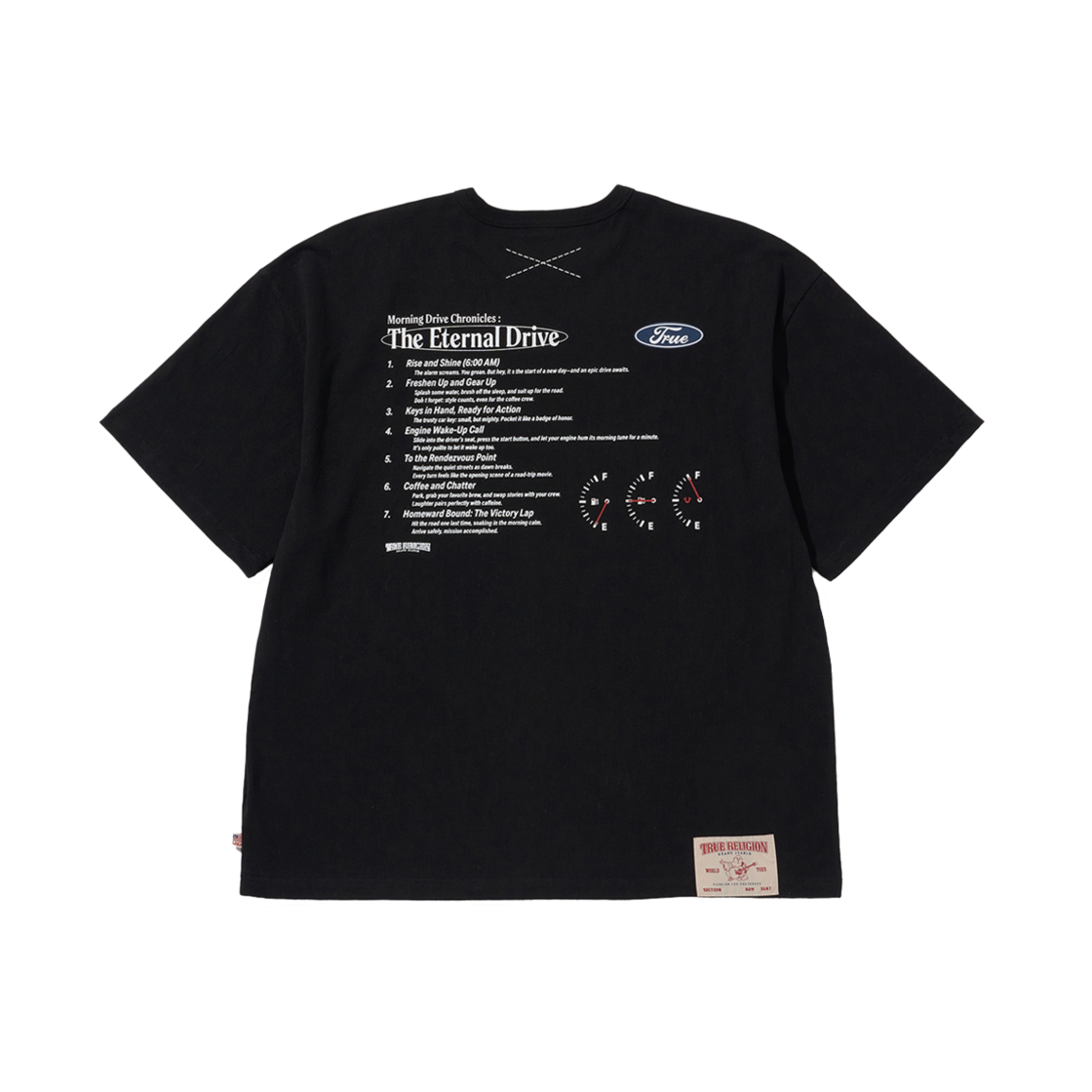 트루릴리젼 드라이브 가이드 숏 슬리브 블랙(True Religion Drive Guide Short Sleeve Black)