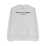 Wooyoungmi Cotton Back Logo Sweatshirt Gray - 24SS