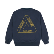 Palace Outliner Mit Designer Crew Navy - 21SS