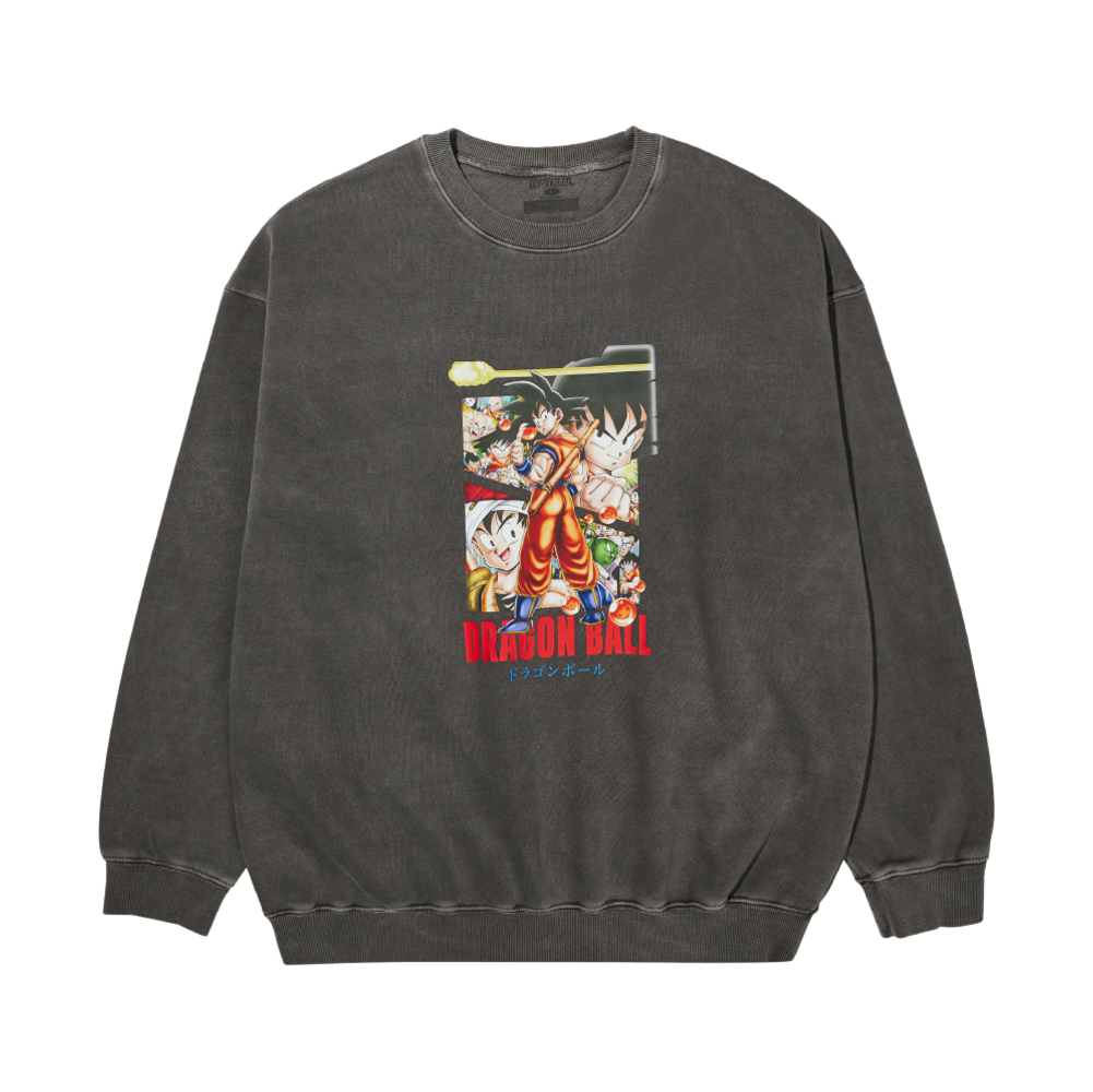 드래곤볼 그래픽 맨투맨 손오공 블랙(DB Graphic Sweatshirt Goku Black)