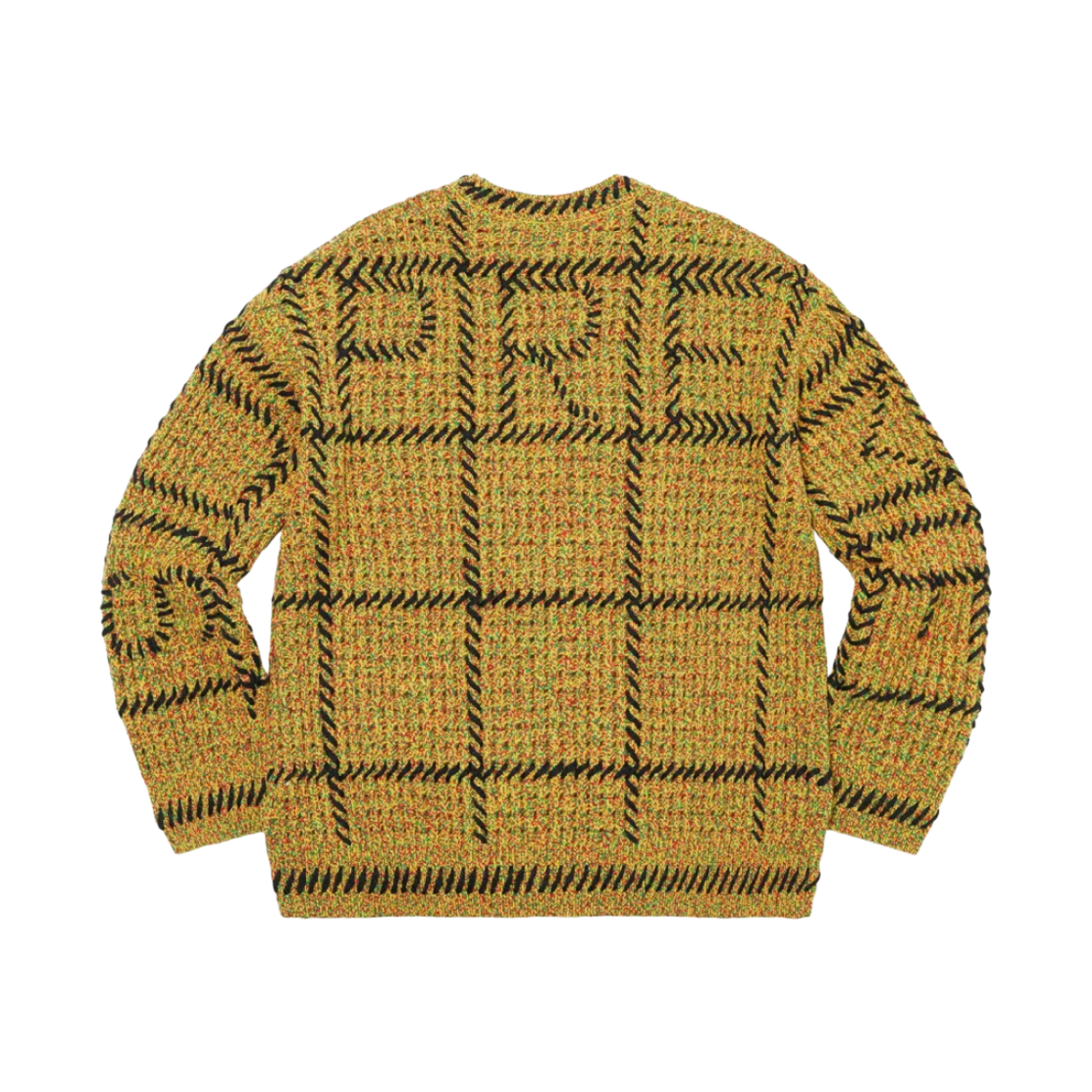 슈프림 퀼트 스티치 스웨터 옐로우 - 23SS(Supreme Quilt Stitch Sweater Yellow - 23SS) - 2