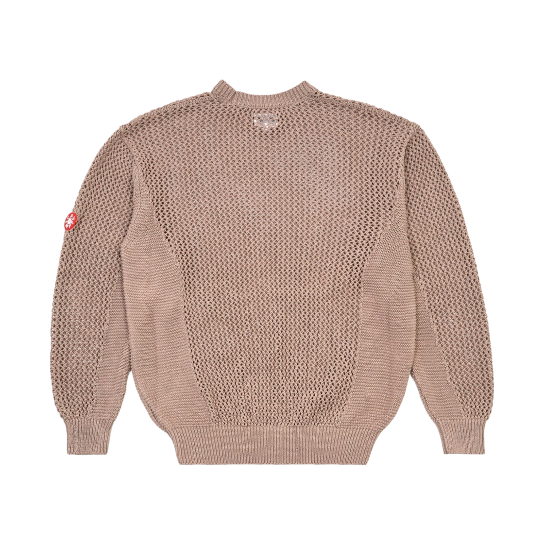 카브엠트 사이드 립 루즈 네트 니트 스웨터 베이지 - 23FW(Cav Empt Side Rib Loose Net Knit Sweater Beige - 23FW) - 2