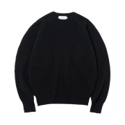 Knitted Shaggy Dog Wool 100% Round Knit Black