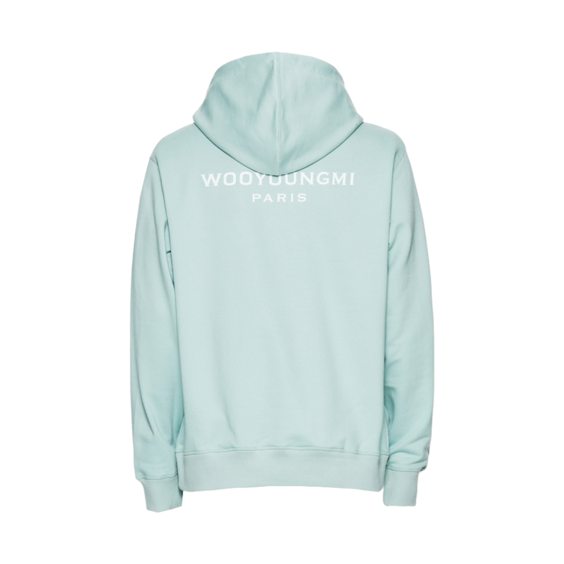 W233TS37717M Wooyoungmi Back Logo Hoodie Mint - 23FW