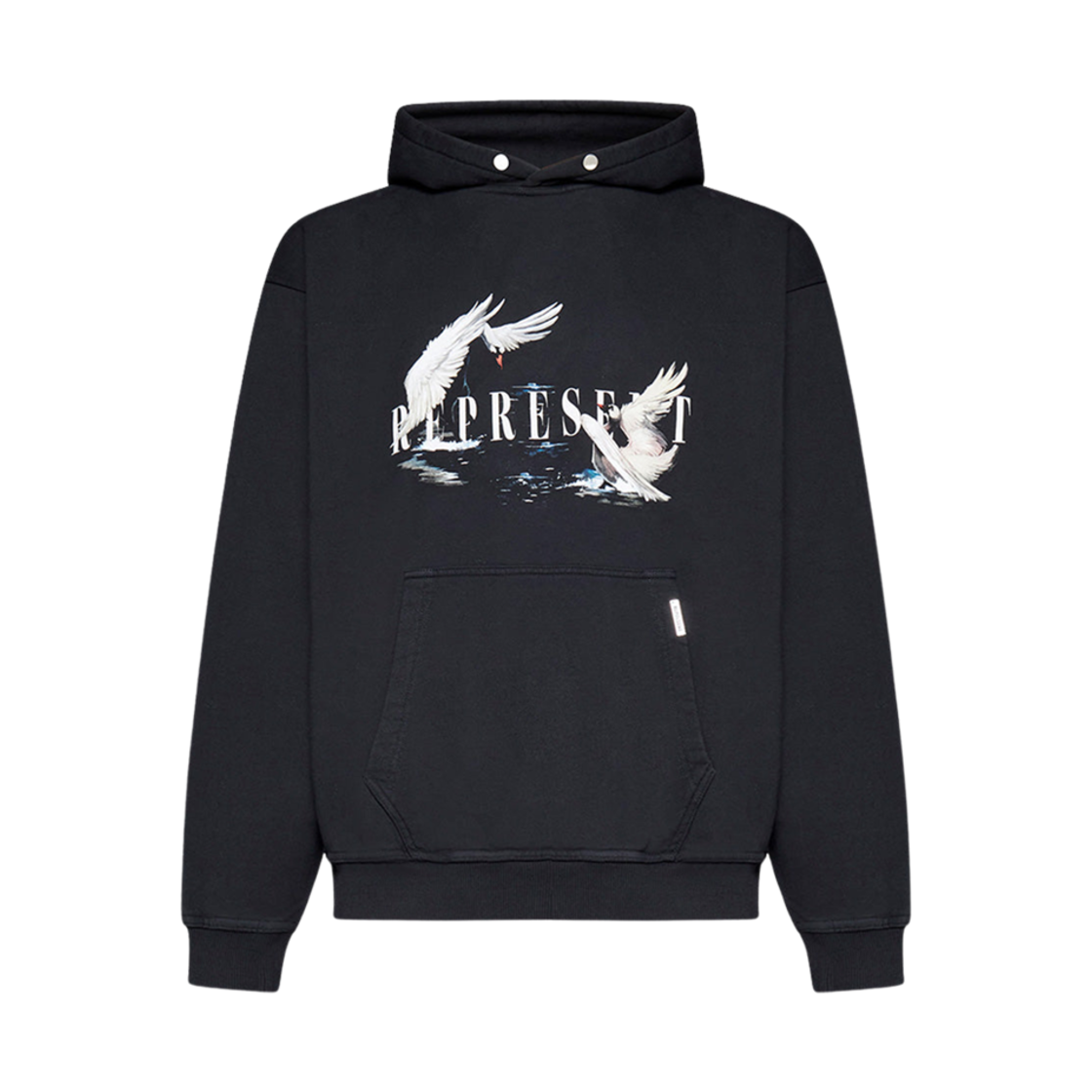 리프레젠트 스완 후드 오프 블랙(Represent Swan Hoodie Off Black)