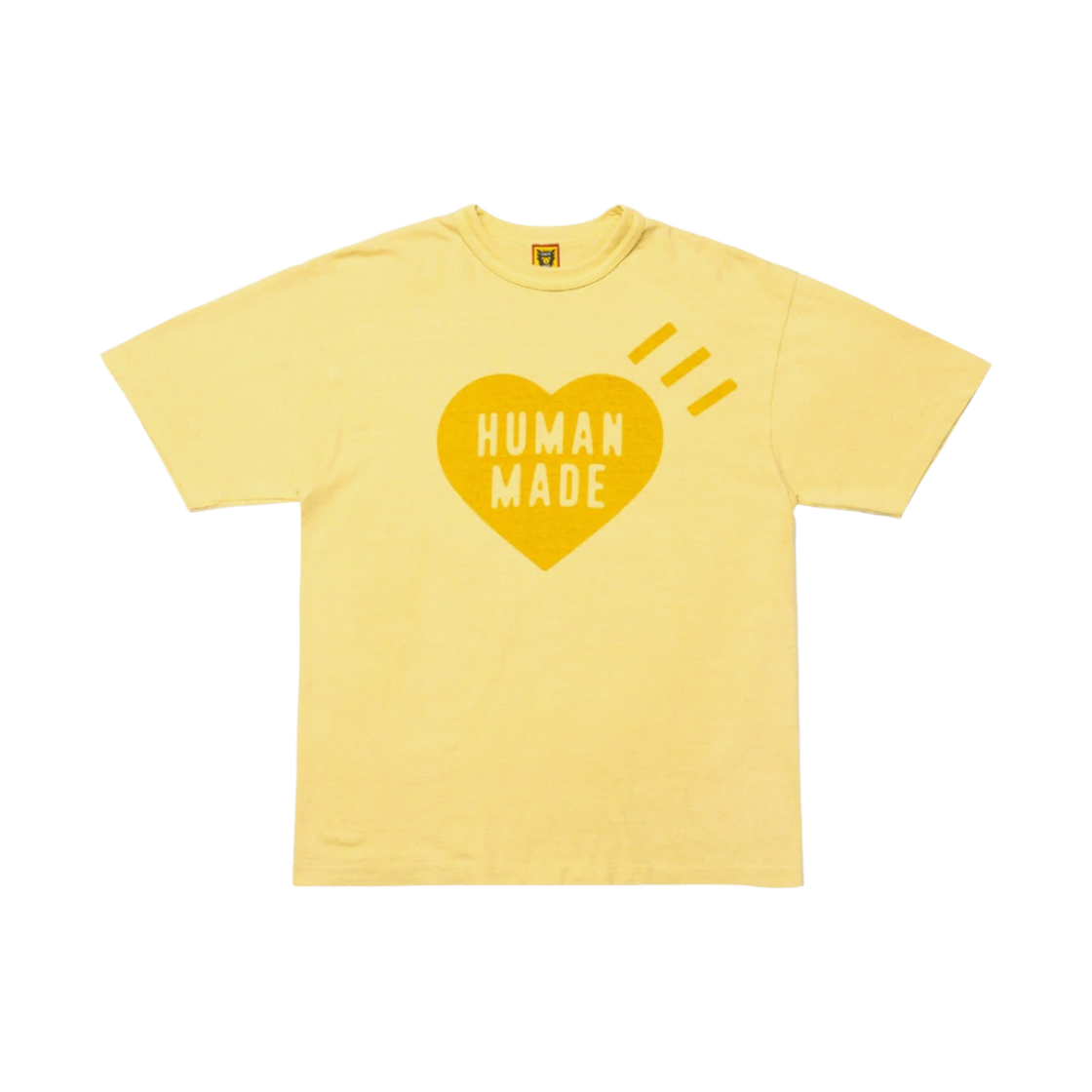 HM25CS054 Human Made Plant Dyed T-Shirt #1 Yellow