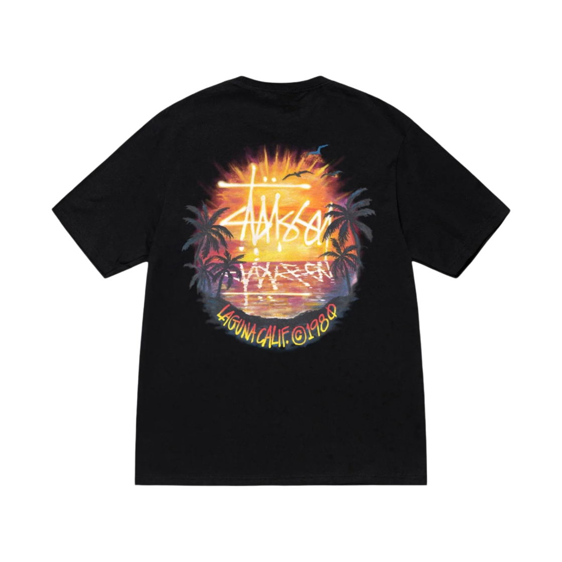 ★韓国の人気★【STUSSY】★Toucan T-Shirt Fo.g★ Stussy Toucan Tee Ocean Men's - SS24 - US