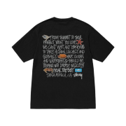 Stussy x Heal The Bay Summit To Sea Pigment Dyed T-Shirt Black