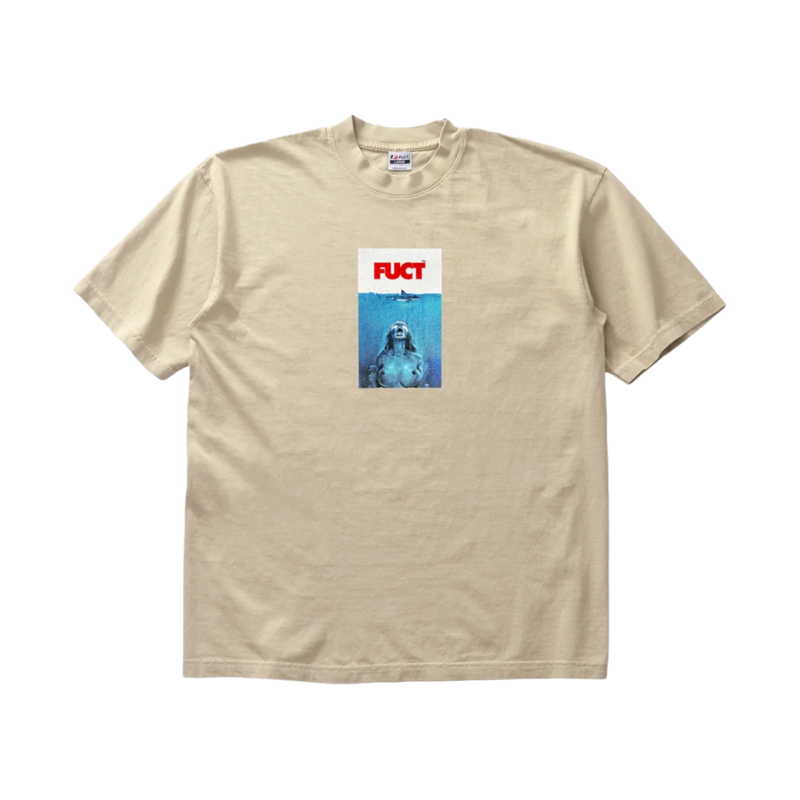 퍽트 죠스 티셔츠 베이지 - 24SS(Fuct Jawz T-Shirt Beige - 24SS)