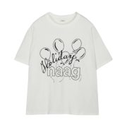 (W) Haag A Holiday T-shirt Black