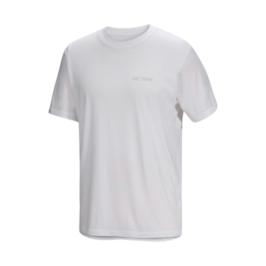Arc'teryx Kragg SL Cotton Blurred Bird SS T-Shirt White Light Atmos