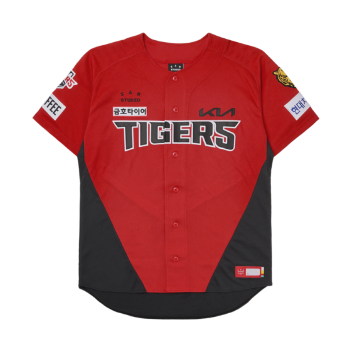 기아 타이거즈 x 아이앱 스튜디오 어센틱 얼트 유니폼 레드 패치 버전 2 (논 마킹 버전)(Kia Tigers x IAB Studio Authentic Alt Uniform Red Patch Ver. 2 (Non Marking Ver.))