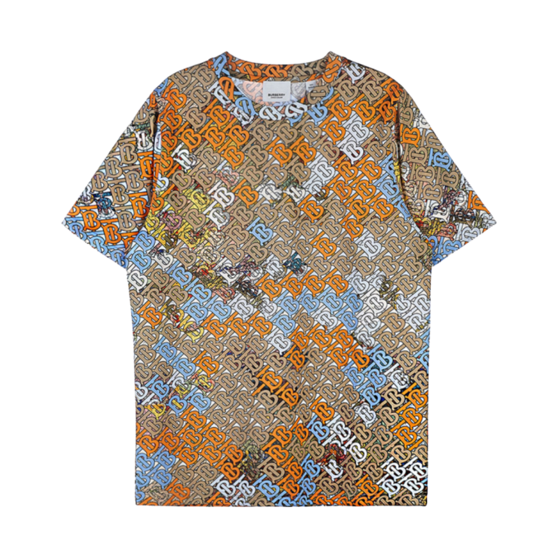 8062180 (Kids) Burberry TB Print Logo T-Shirt Archive Beige