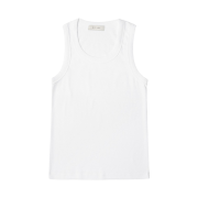 Siyazu SITP5152 Cotton-Modal Scoop-Neck Sleeveless Ivory