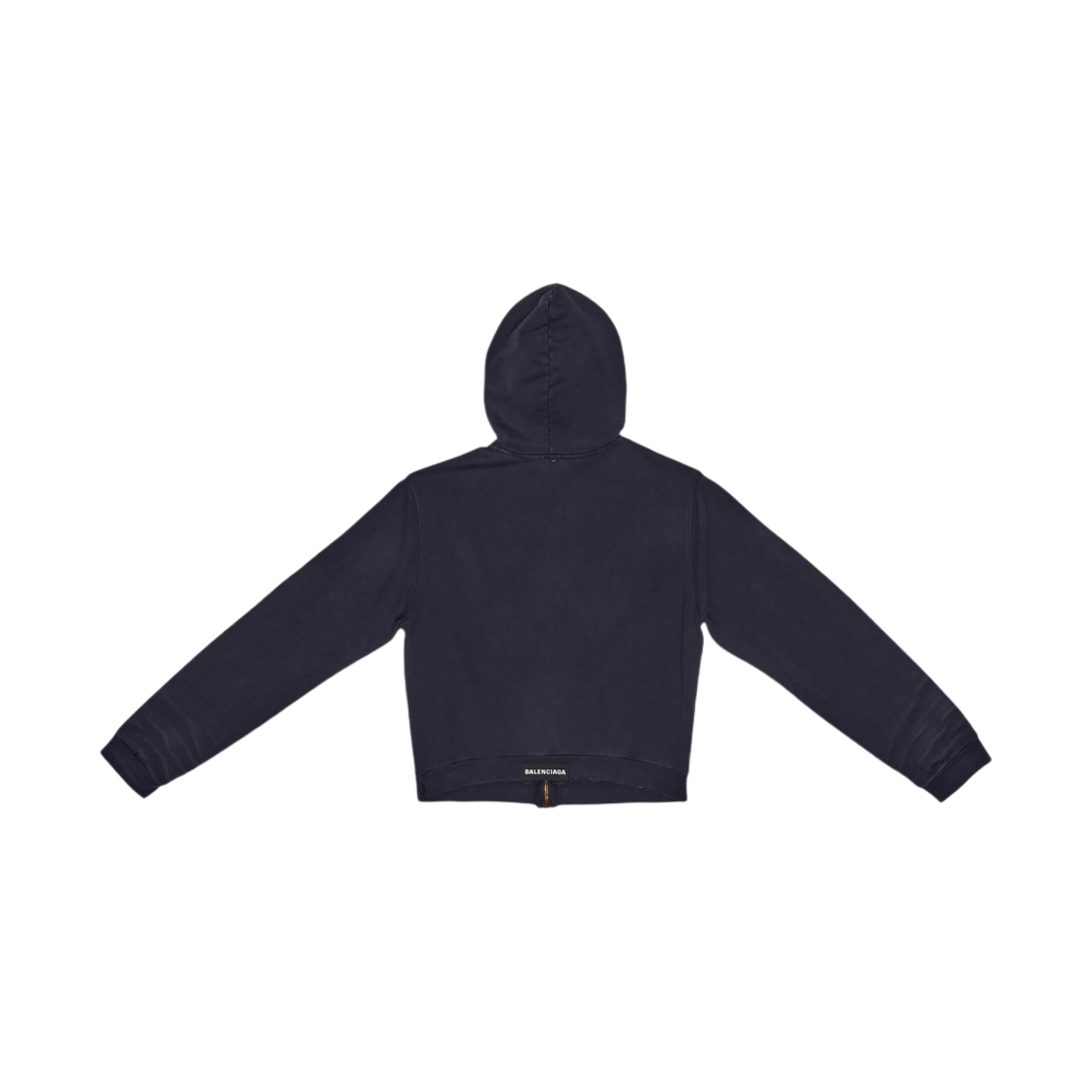 발렌시아가 탭 원아웃 집업 후드 블랙