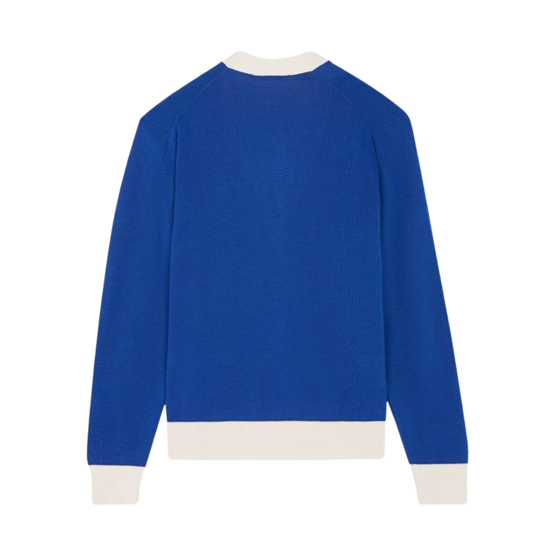 메종 키츠네 베이비 폭스 패치 바이컬러 클래식 딥 블루(Maison Kitsune Baby Fox Patch Bi-Color Classic Cardigan Deep Blue) - 2
