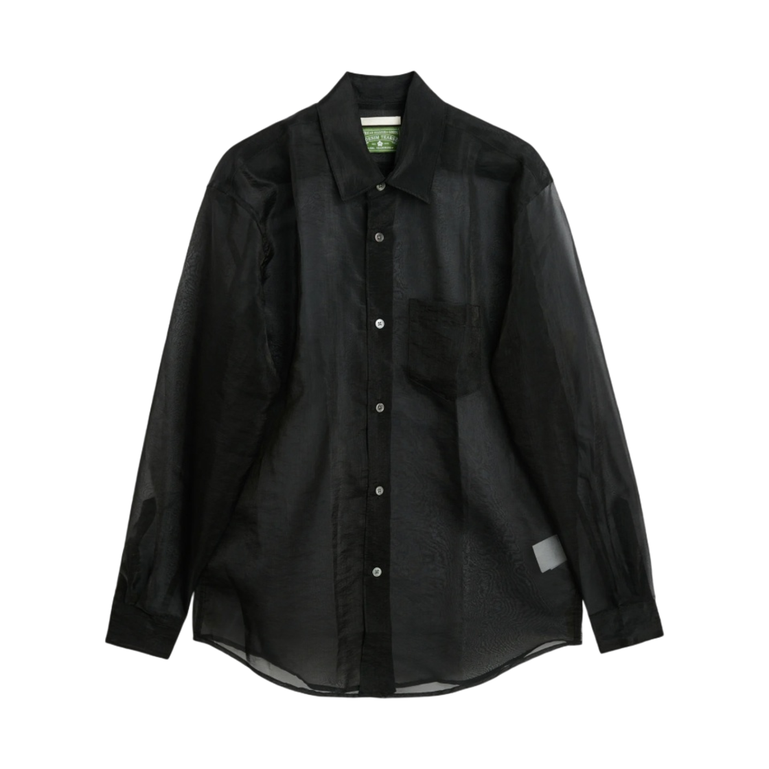 아워레가시 x 데님 티어스 x 투팍 이니셜 셔츠 블랙 테크니컬 오간자(Our Legacy x Denim Tears x Tupac Initial Shirt Black Technical Organza) - 1