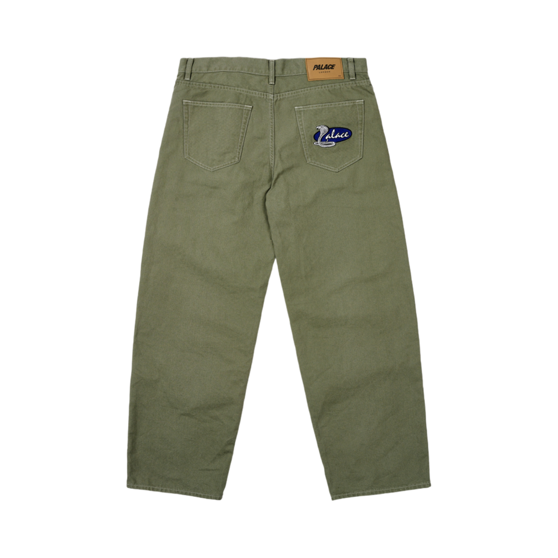 - Palace Canvas Cobra P90 Baggy Jean The Deep Green - 25SS