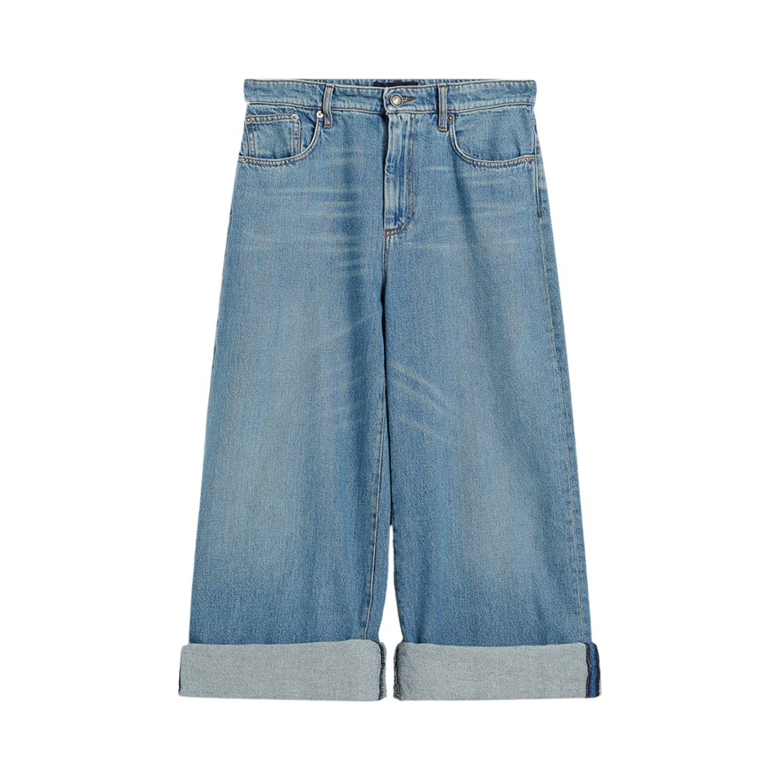 CARAMBA-005 (W) Max Mara Sportmax Caramba Cropped Jeans Navy