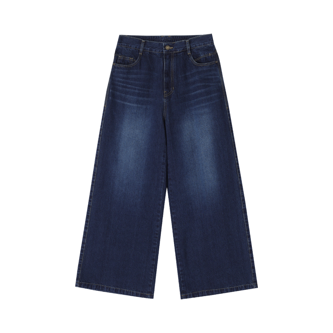 SH2PT223DB Songzio Homme Flare Cut Cat Brush Denim Dark Blue